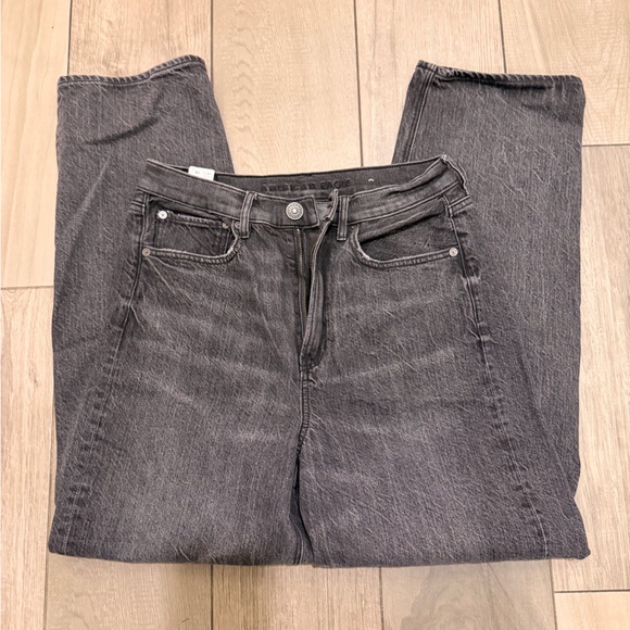 American Eagle Outfitters Charcoal Womens Baggy Jeans - Picture 4 of 6